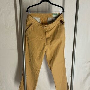Orvis Men's Tan Pants with “Bug Off”